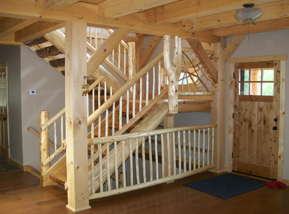 Adirondack timber frame