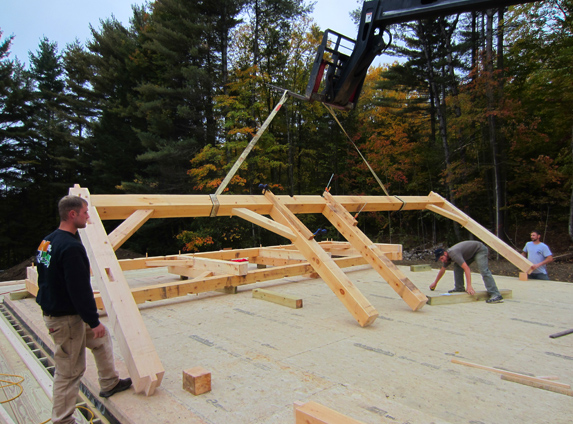 Adirondack timber frame