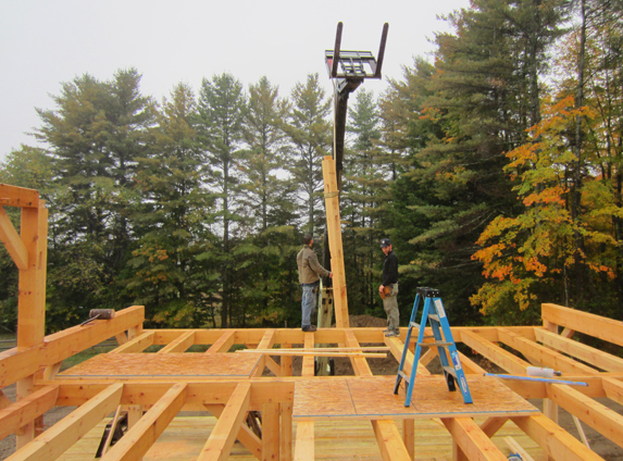 Adirondack timber frame