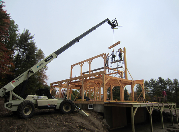 Adirondack timber frame